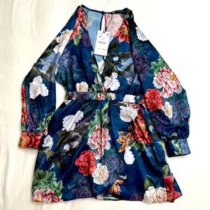 ZARA floral romper NEW